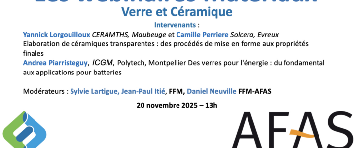 Matériaux – Verre et Céramique Matériaux – Verre et Céramique
